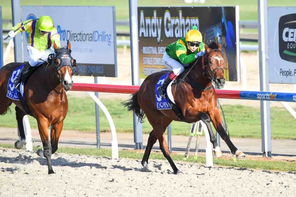 Taramansour won the race at Ballarat