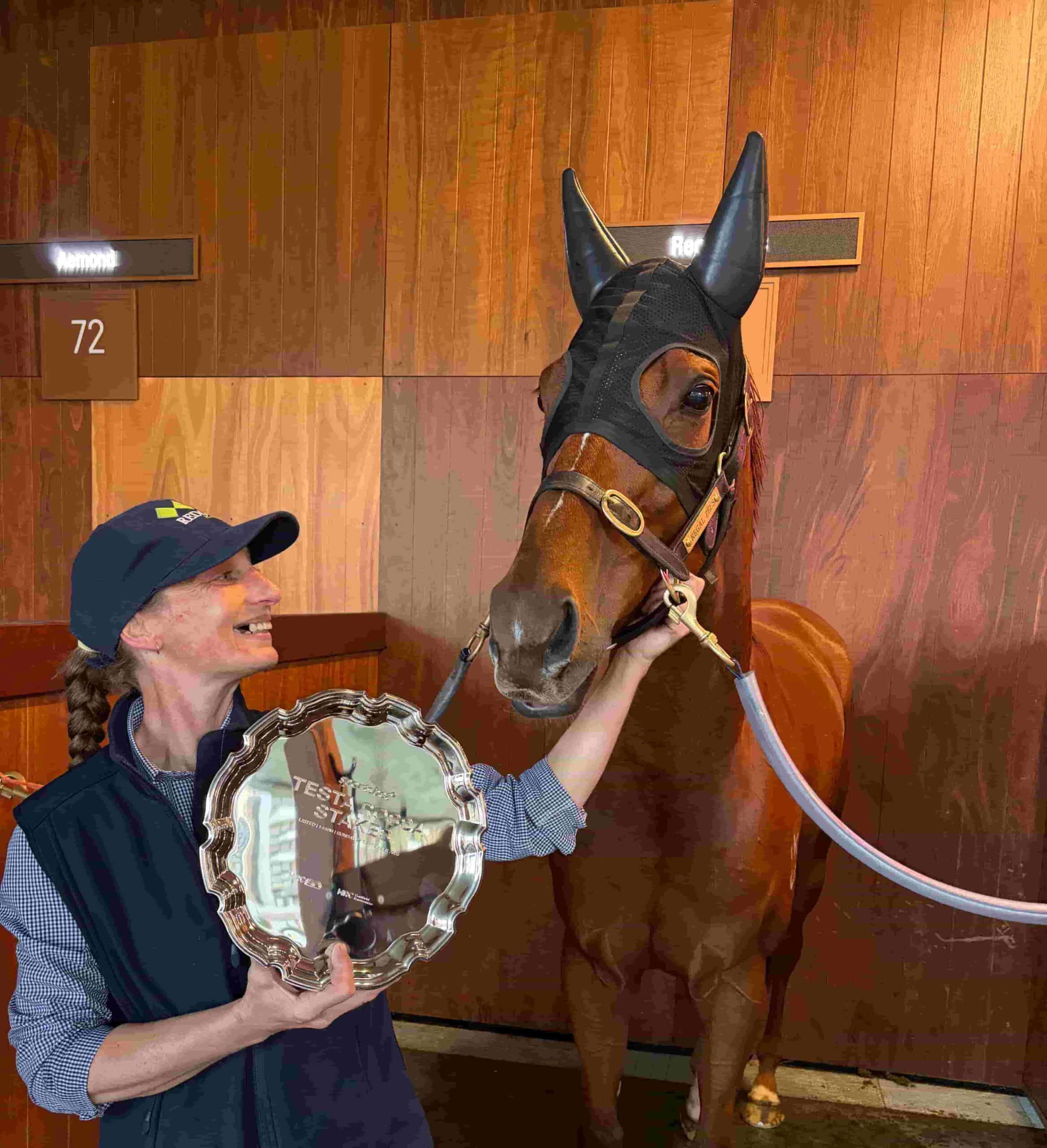 Regal Zeus wins the Testa Rossa Stakes